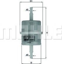 Magneti Marelli 154087186030 - Топливный фильтр autodnr.net