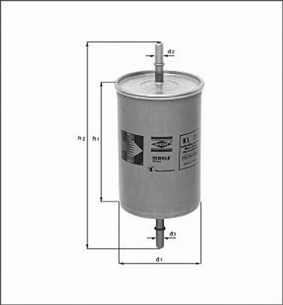 Magneti Marelli 154087281800 - Топливный фильтр avtokuzovplus.com.ua