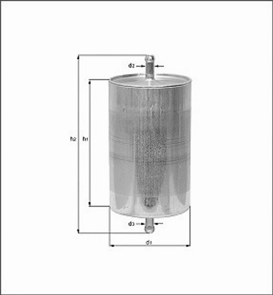 Magneti Marelli 154087282630 - Паливний фільтр autocars.com.ua