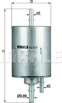 Magneti Marelli 154703644530 - Паливний фільтр autocars.com.ua