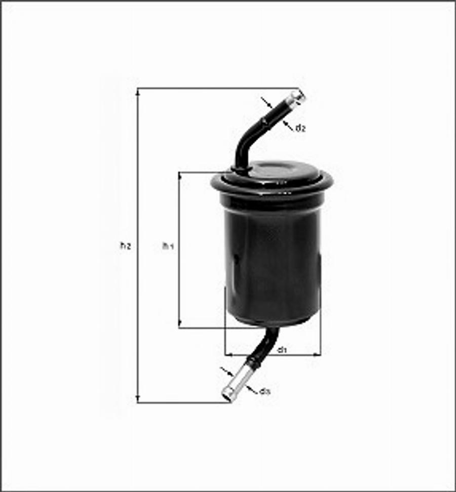 Magneti Marelli 154703840240 - Паливний фільтр autocars.com.ua