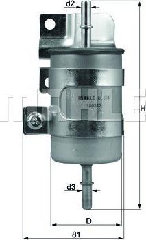 Magneti Marelli 154705666680 - Паливний фільтр autocars.com.ua