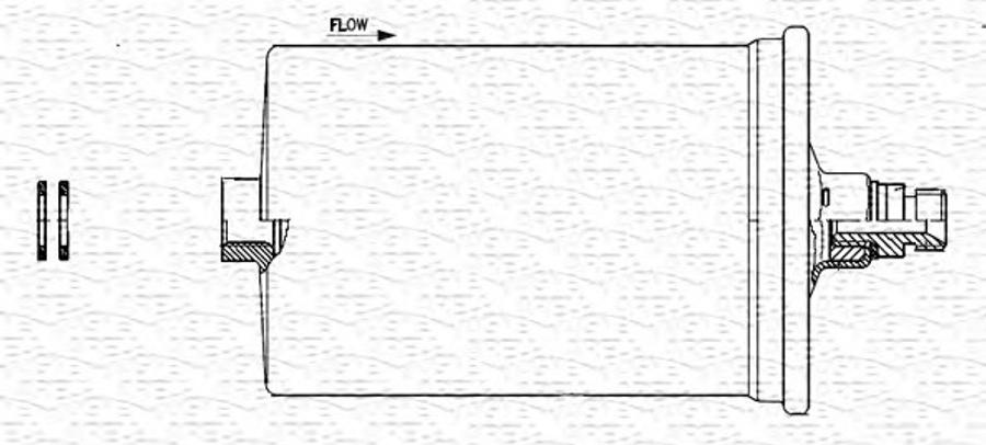 Magneti Marelli 213908202700 - Топливный фильтр avtokuzovplus.com.ua