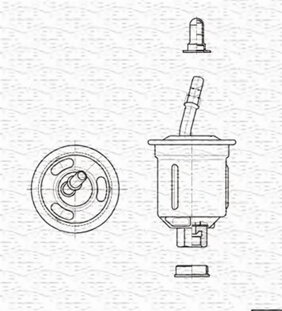 Magneti Marelli 213908306700 - Паливний фільтр autocars.com.ua