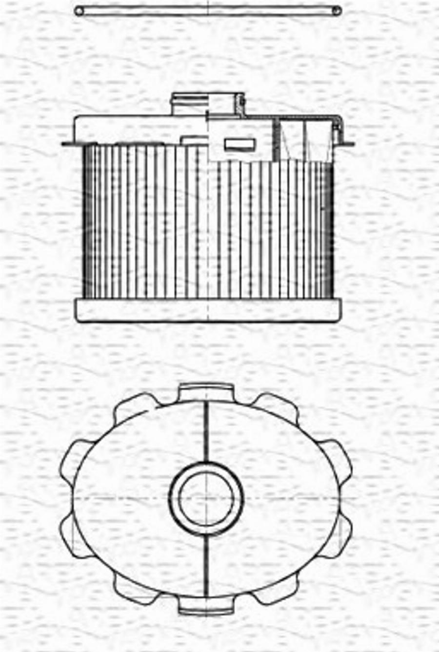 Magneti Marelli 213908503000 - Паливний фільтр autocars.com.ua