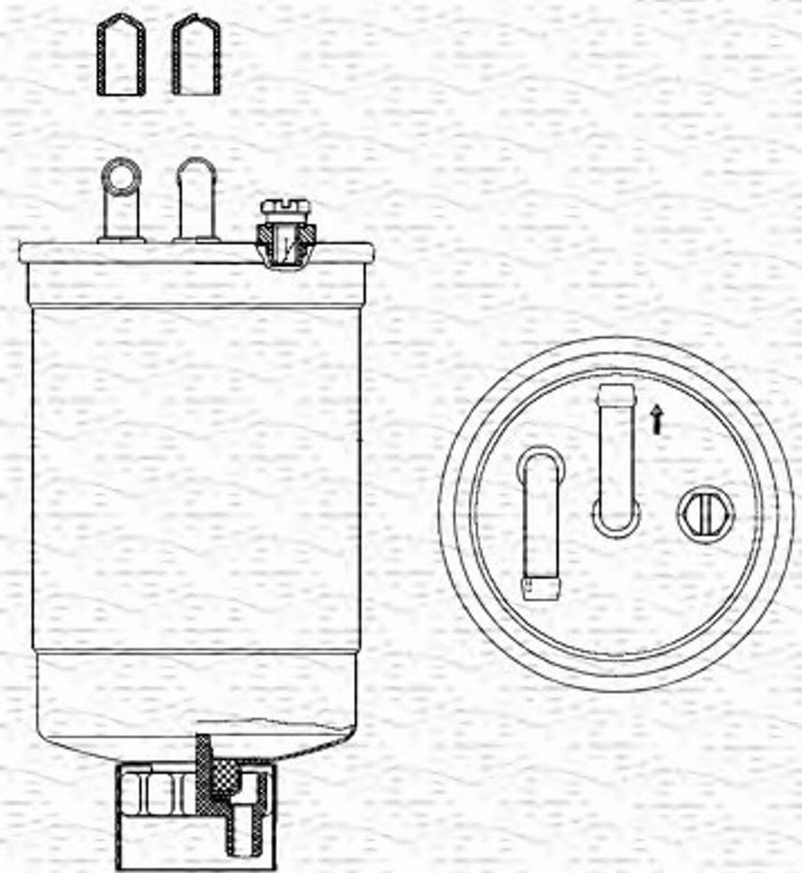 Magneti Marelli 213908513000 - Топливный фильтр autodnr.net