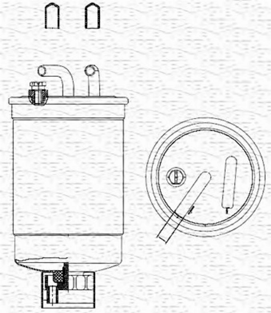 Magneti Marelli 213908514000 - Топливный фильтр autodnr.net