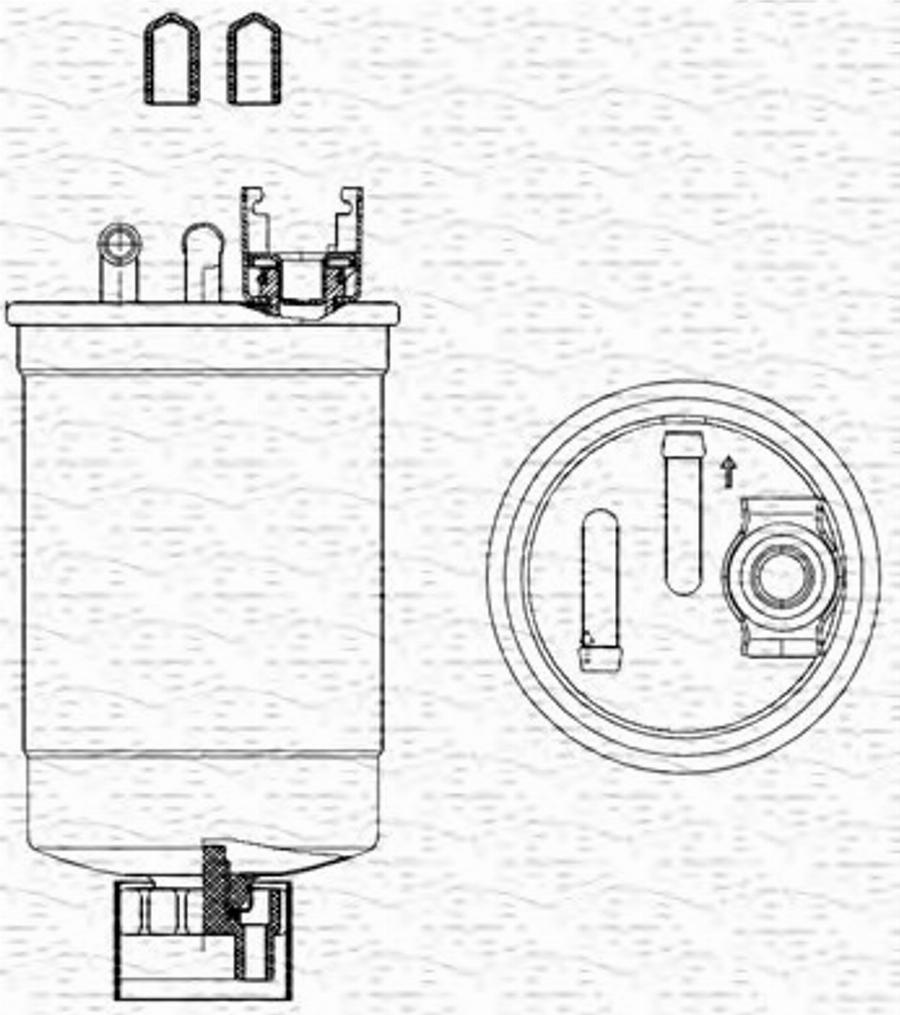 Magneti Marelli 213908516000 - Топливный фильтр autodnr.net