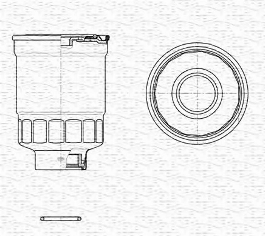 Magneti Marelli 213908526000 - Топливный фильтр avtokuzovplus.com.ua