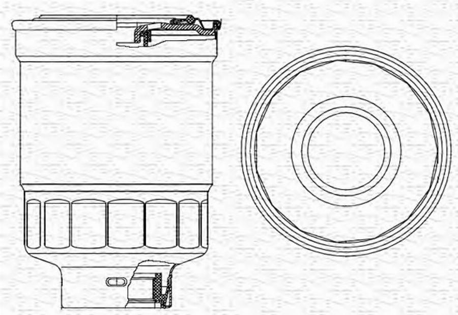 Magneti Marelli 213908527000 - Паливний фільтр autocars.com.ua