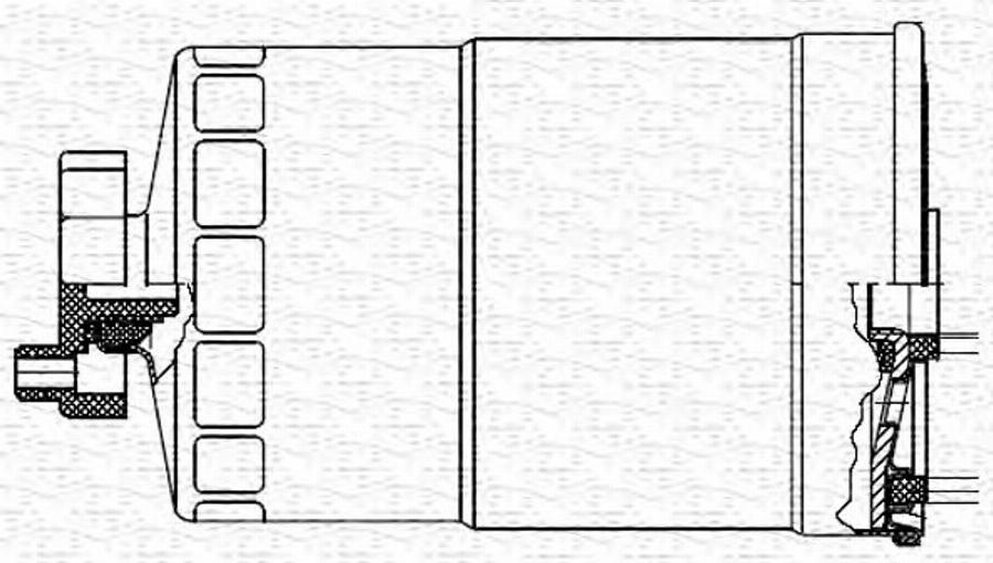 Magneti Marelli 213908544000 - Топливный фильтр autodnr.net