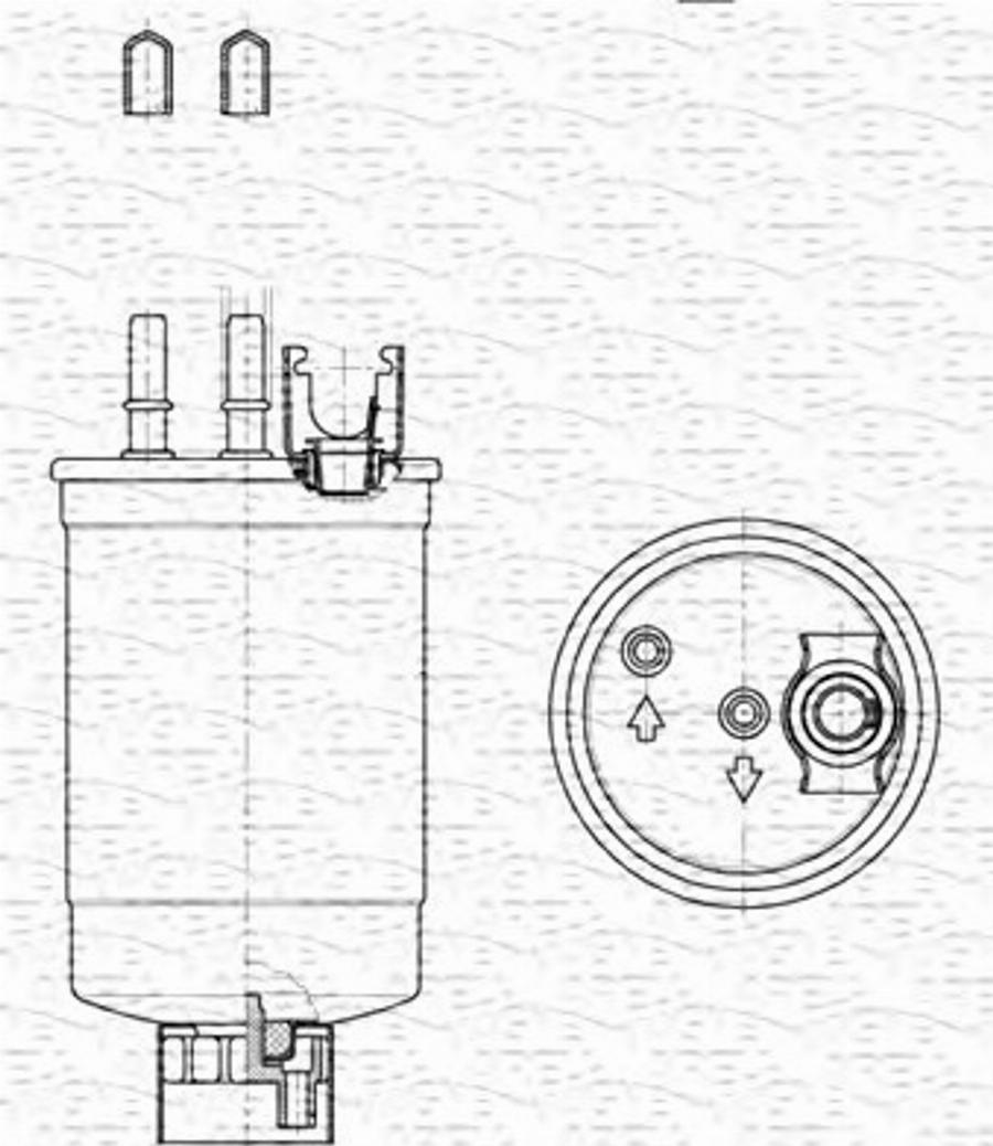 Magneti Marelli 213908557000 - Топливный фильтр avtokuzovplus.com.ua