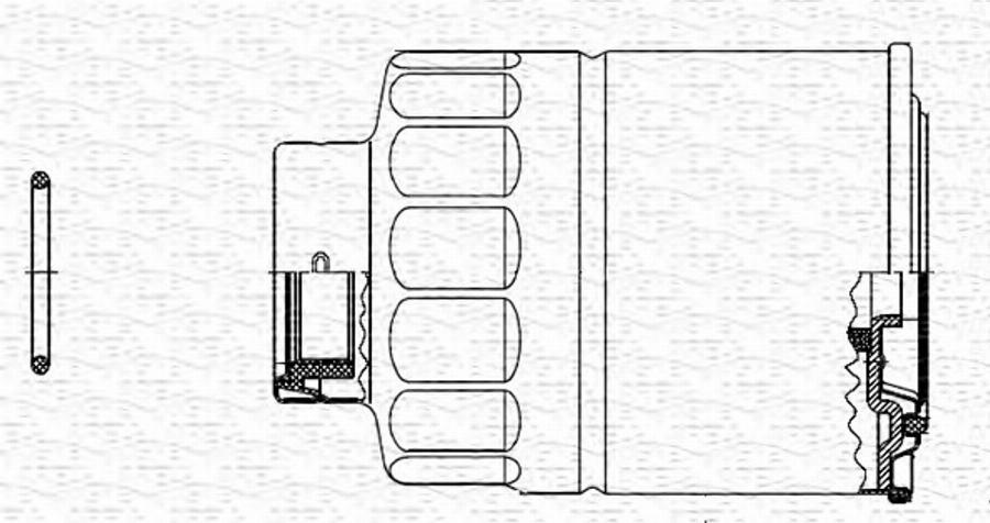 Magneti Marelli 213908568000 - Паливний фільтр autocars.com.ua