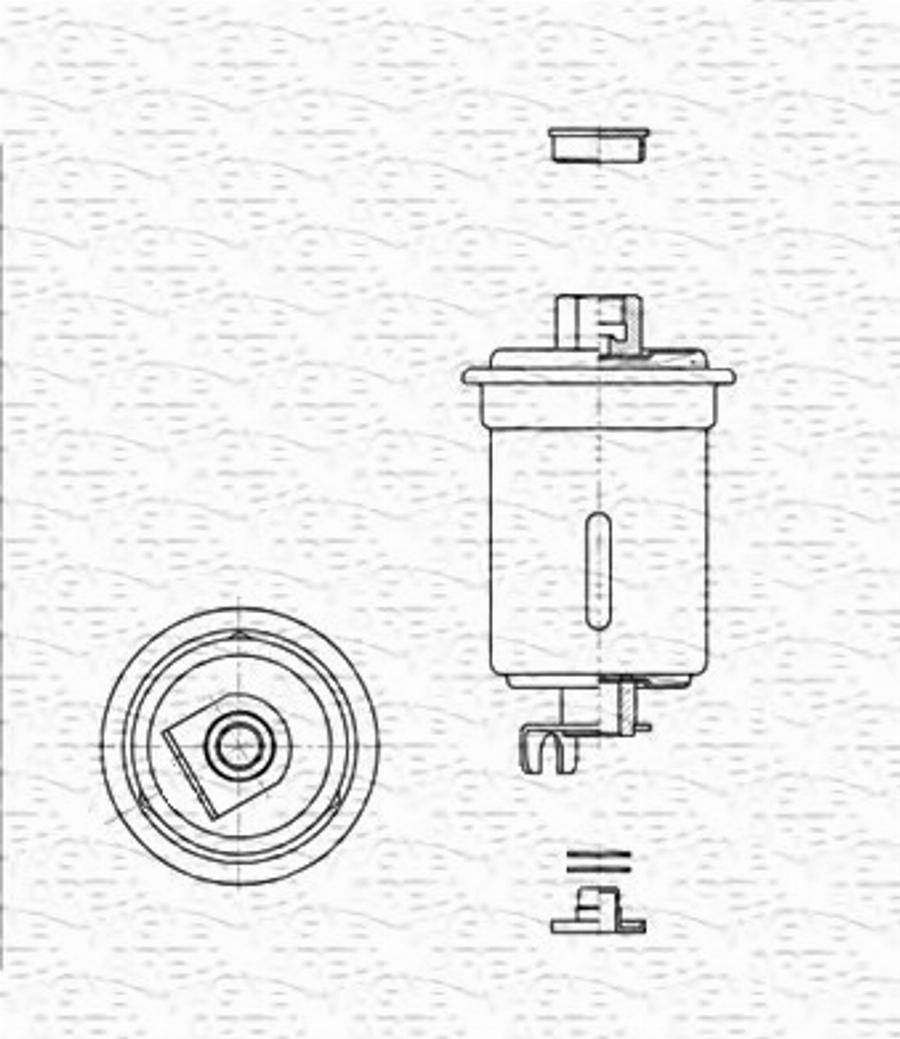 Magneti Marelli 213908908600 - Паливний фільтр autocars.com.ua