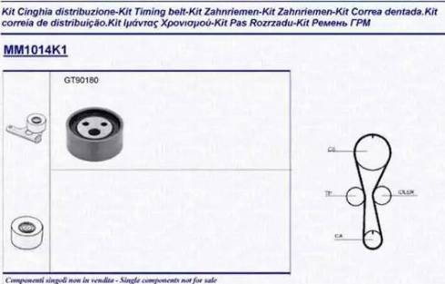 Magneti Marelli 341310141101 - Комплект ремня ГРМ autodnr.net