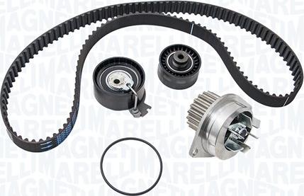 Magneti Marelli 341401680001 - Водяний насос + комплект зубчатого ременя autocars.com.ua