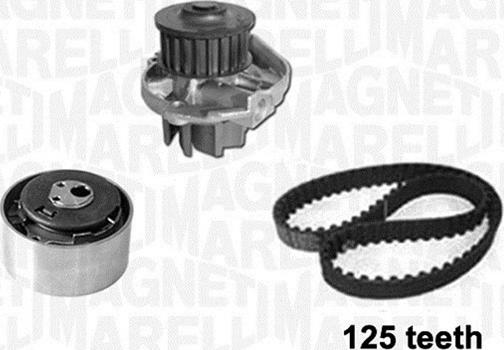 Magneti Marelli 341402470001 - Водяний насос + комплект зубчатого ременя autocars.com.ua