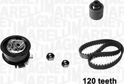 Magneti Marelli 341404790002 - Водяний насос + комплект зубчатого ременя autocars.com.ua