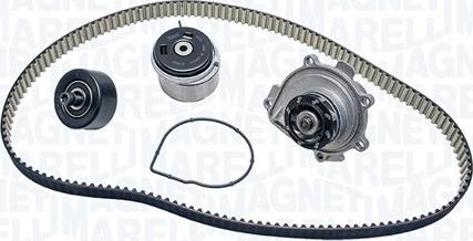 Magneti Marelli 341406350001 - Водяний насос + комплект зубчатого ременя autocars.com.ua