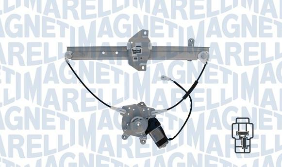 Magneti Marelli 350103170395 - Підйомний пристрій для вікон autocars.com.ua