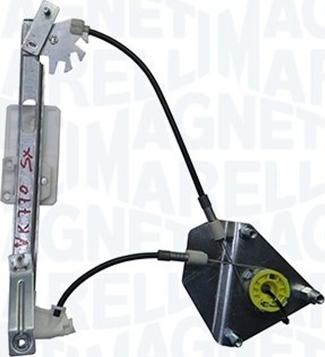Magneti Marelli 350103208100 - Підйомний пристрій для вікон autocars.com.ua
