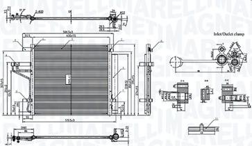 Magneti Marelli 350203107300 - Конденсатор, кондиціонер autocars.com.ua