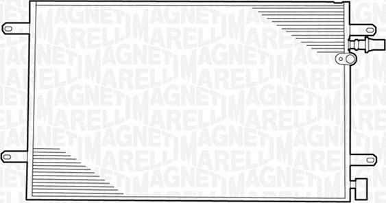 Magneti Marelli 350203229000 - Конденсатор, кондиціонер autocars.com.ua