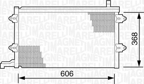 Magneti Marelli 350203243000 - Конденсатор кондиционера autodnr.net