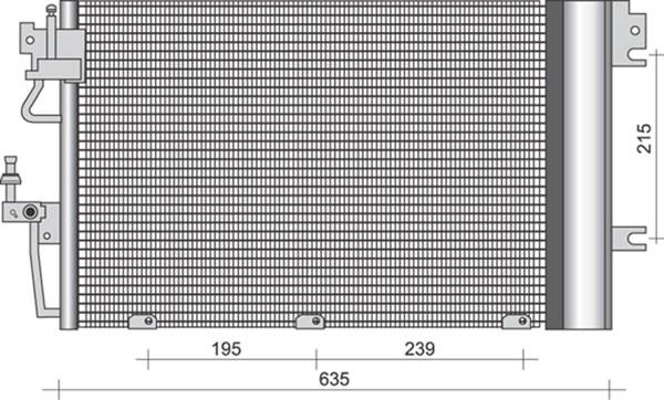 Magneti Marelli 350203255000 - Конденсатор кондиционера autodnr.net