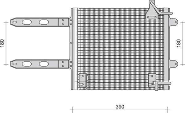 Magneti Marelli 350203291000 - Конденсатор кондиционера avtokuzovplus.com.ua