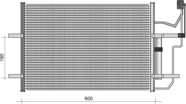 Magneti Marelli 350203355000 - Конденсатор кондиционера autodnr.net