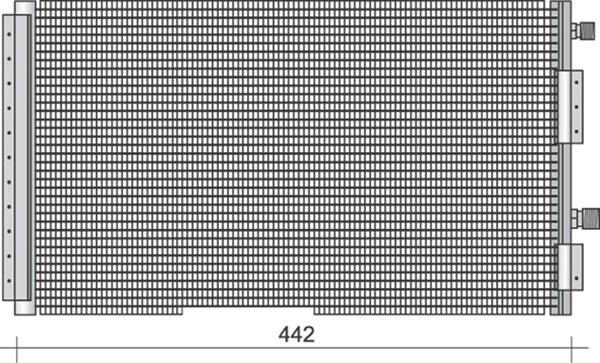 Magneti Marelli 350203433000 - Конденсатор, кондиціонер autocars.com.ua