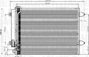 Magneti Marelli 350203919000 - Конденсатор, кондиціонер autocars.com.ua