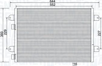 Magneti Marelli 350203931000 - Конденсатор, кондиціонер autocars.com.ua