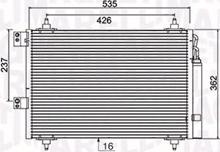 Magneti Marelli 350203936000 - Конденсатор, кондиціонер autocars.com.ua