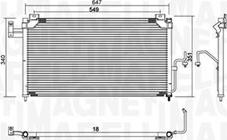 Magneti Marelli 350203939000 - Конденсатор, кондиціонер autocars.com.ua