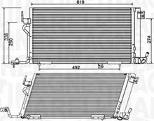 Magneti Marelli 350203994000 - Конденсатор, кондиціонер autocars.com.ua