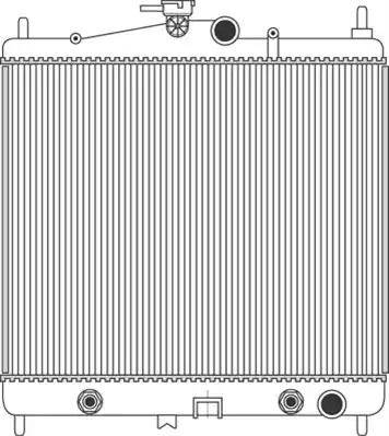 Magneti Marelli 350213111900 - Радиатор, охлаждение двигателя avtokuzovplus.com.ua