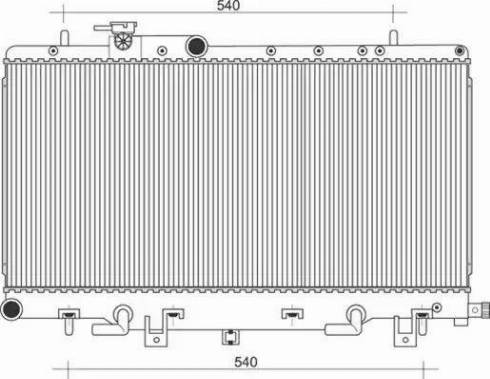 Magneti Marelli 350213115200 - Радіатор, охолодження двигуна autocars.com.ua