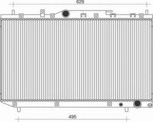 Magneti Marelli 350213116700 - Радіатор, охолодження двигуна autocars.com.ua
