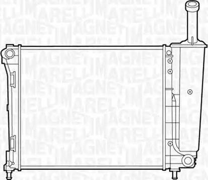 Magneti Marelli 350213120700 - Радіатор, охолодження двигуна autocars.com.ua