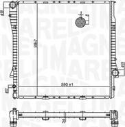 Magneti Marelli 350213177700 - Радіатор, охолодження двигуна autocars.com.ua