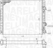 Magneti Marelli 350213192900 - Радіатор, охолодження двигуна autocars.com.ua