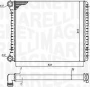 Magneti Marelli 350213198900 - Радіатор, охолодження двигуна autocars.com.ua