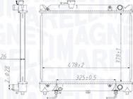 Magneti Marelli 350213213800 - Радіатор, охолодження двигуна autocars.com.ua