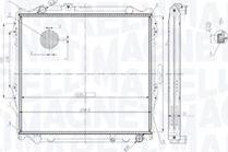 Magneti Marelli 350213213900 - Радіатор, охолодження двигуна autocars.com.ua