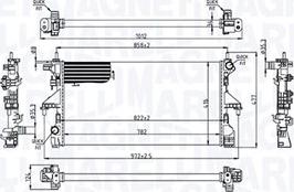 Magneti Marelli 350213215200 - Радиатор, охлаждение двигателя avtokuzovplus.com.ua