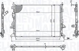 Magneti Marelli 350213215700 - Радиатор, охлаждение двигателя avtokuzovplus.com.ua