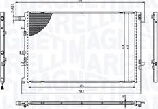 Magneti Marelli 350213217000 - Радиатор, охлаждение двигателя avtokuzovplus.com.ua