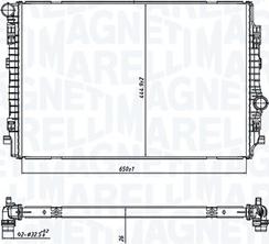 Magneti Marelli 350213220200 - Радіатор, охолодження двигуна autocars.com.ua